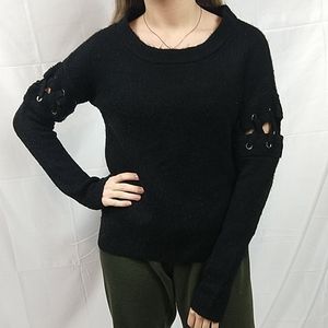 Knit sweatshirt